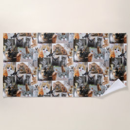 Schattigee katten en Kittens Strandlaken