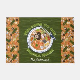 Schattigee katten en Ramen Deurmat