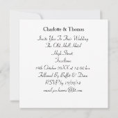 Schattigee Katten Hipster bruid en bruidegom Purrf Kaart (Achterkant)