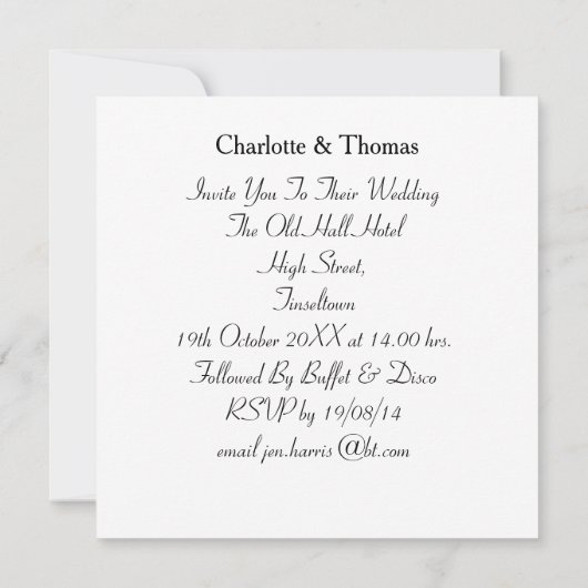 Schattigee Katten Hipster bruid en bruidegom Purrf Kaart (Achterkant)