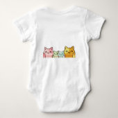 Schattigee katten houden van mama romper (Achterkant)