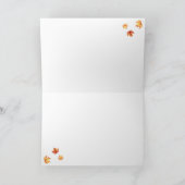 Schattigee katten in herfstbladeren, Halloween, Th Kaart (Binnen)