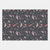 Schattigee Katten Kittens Kleurrijke Speelse Katte Inpakpapier Vel (Voorkant 2)