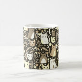 Schattigee Katten Leuk Bloemen Kitten Neutrals Pat Koffiemok (Center)