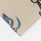 Schattigee Katten & Messen Fleece Deken (Hoek)