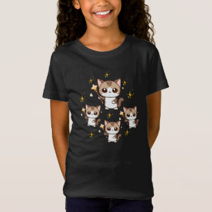 Schattigee katten met toverstaven sterren t-shirt
