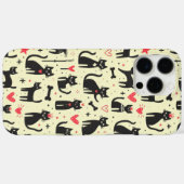 Schattigee katten op verschillende posities Case-Mate iPhone case (Achterkant (horizontaal))