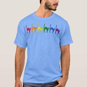 Schattigee Katten Regenboogvlag T-shirt