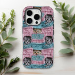 Schattigee Katten Roze Blauw Breien Girly iPhone 16 Pro Hoesje<br><div class="desc">Schattige Cats Pink Blue Knitting Girly iPhone 16 Pro-Hoesjes zijn voorzien van schattige katjes die door roze en blauw gebreid patroon gluren Perfect als een geschenk voor kattenliefhebbers voor Kerstmis,  verjaardagen,  feestdagen en meer. Ontworpen door ©2024 Evco Studio www.zazzle.com/store/evcostudio</div>