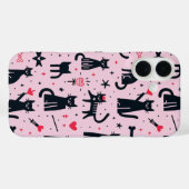 Schattigee katten silhouetten iPhone / iPad case (Achterkant (horizontaal))