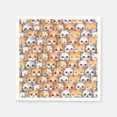 Schattigee katten sinaasappel kitten huisdier Naad Servet (Voorkant)