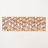 Schattigee katten sinaasappel kitten huisdier Patr Yogamat (Voorkant (horizontaal))