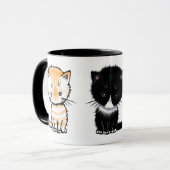 Schattigee Katten Sinaasappel Tabby Tuxedo Grey Ta Mok (Voorkant links)