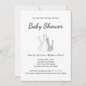 Schattigee Katten Tweeling Geslachtsneutraal Eenvo Kaart (Voorkant)