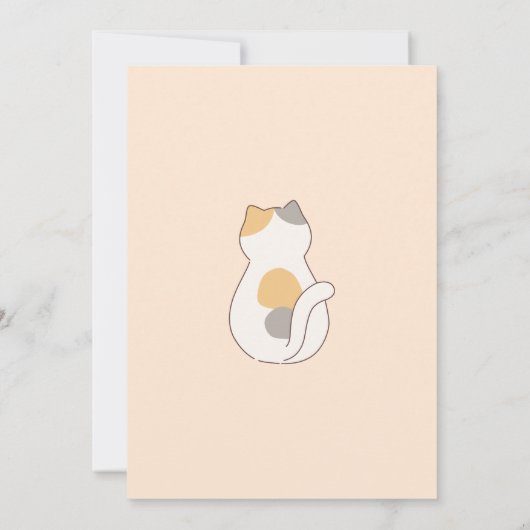 Schattigee katten verjaardag kaart (Achterkant)