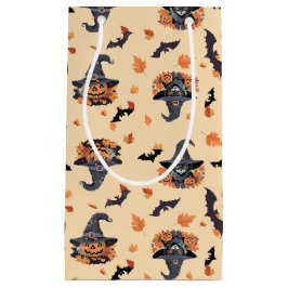 Schattigee Katten Vleermuizen & Pompoenen Hallowee Klein Cadeauzakje