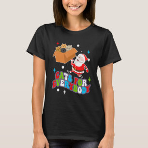 Schattigee Katten Voor Iedereen Grappige Kerst PJ' T-shirt