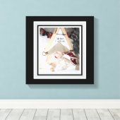 Schattigee Katten Vrolijk Kerstdoek Canvas Afdruk (Insitu (Houten vloer))