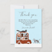 Schattigee Katten Winter Verjaardag Baby Bedankkaart (Voorkant)