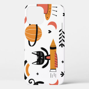 Schattigee kattenastronauten: Kinder ontwerp. Case-Mate iPhone Case