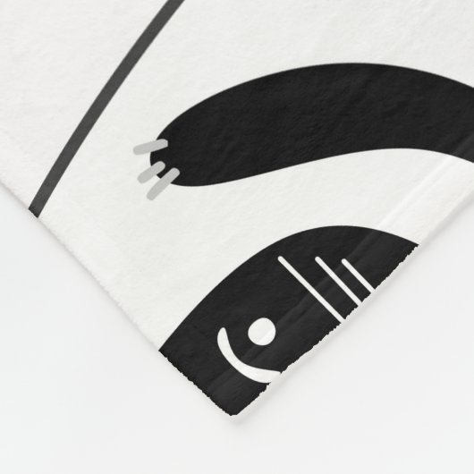 Schattigee kattenastronauten: Kinder  ontwerp. Fleece Deken (Hoek)