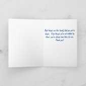 Schattigee kattenbeste vriend verjaardag of een ge feestdagen kaart (Binnen)