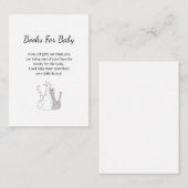 Schattigee kattenboeken vragen om genderneutraal B Informatiekaartje (Voorkant / Achterkant)