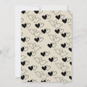 Schattigee kattenbruid en bruidegom trouwuitnodigi kaart (Achterkant)