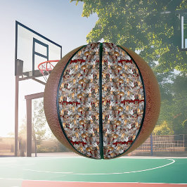 Schattigee kattencollage basketbal