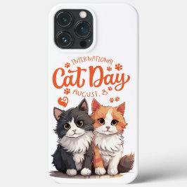 Schattigee kattendag Case-Mate iPhone case