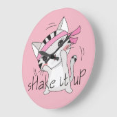 Schattigee kattendieren werken klok uit (Hoek)