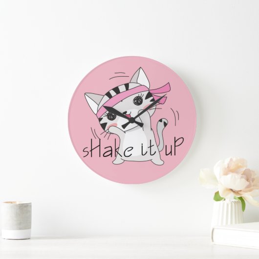 Schattigee kattendieren werken klok uit (Huis)