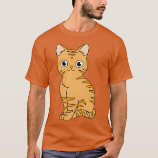 Schattigee Katteneigenaar Orangeabby Kattenvriende T-shirt