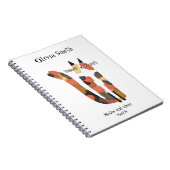Schattigee kattengewoonte notitieboek (Rechterzijde)