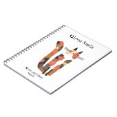 Schattigee kattengewoonte notitieboek (Linkerzijde)