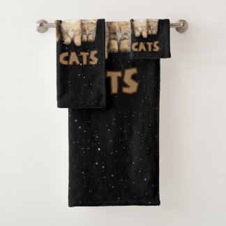 Schattigee kattenhanddoek bad handdoek