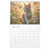 Schattigee kattenkalender voor 2025 kalender (Mar 2027)