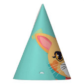 Schattigee kattenkitten huisdieren Verjaardagsfees Feesthoedjes (Links)