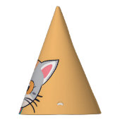 Schattigee kattenkitten huisdieren Verjaardagsfees Feesthoedjes (Rechts)