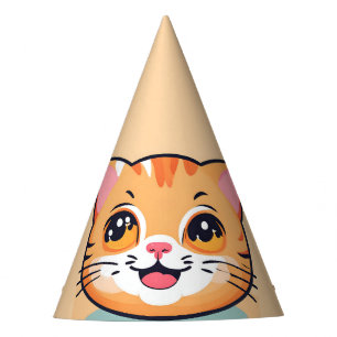 Schattigee kattenkitten huisdieren Verjaardagsfees Feesthoedjes