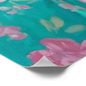 Schattigee kattenlezing in bed Wall Art Poster Pri (Hoek)