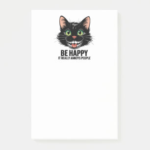 Schattigee kattenliefhebber cadeau Sarcastisch Kat Post-it® Notes