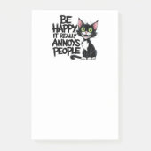 Schattigee kattenliefhebber cadeau Sarcastisch Kat Post-it® Notes (Voorkant)