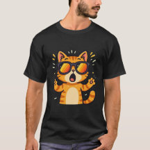 Schattigee kattenliefhebbers Grappig T-shirt