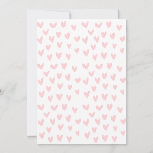 Schattigee kattenmeisje verjaardagsuitnodiging. kaart (Achterkant)