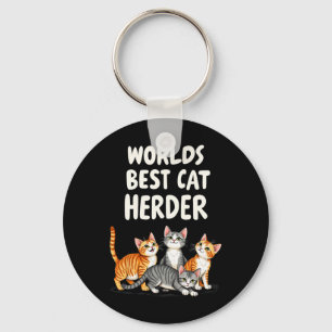 Schattigee Kattenmoeder Werelds Beste Kattenherder Sleutelhanger