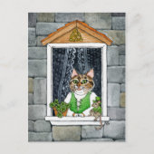 Schattigee Kattenmuis Leprechaun St Paddy's Day Sp Feestdagenkaart (Voorkant)