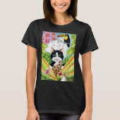 Schattigee Kattenmuis toucan orchidee oerwoud T-sh T-shirt (Voorkant)