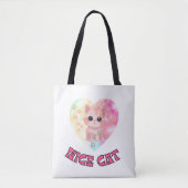 Schattigee kattenogen tote bag (Voorkant)