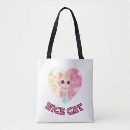 Schattigee kattenogen tote bag